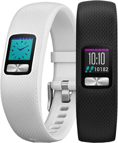 Garmin Vivofit 4 Bundle Activity Tracker Small Medium Black White